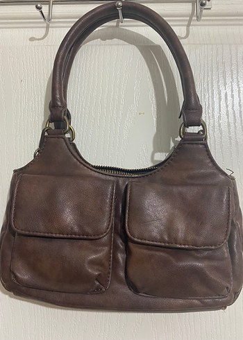 stradivarius Kahverengi Deri Kadın Çanta