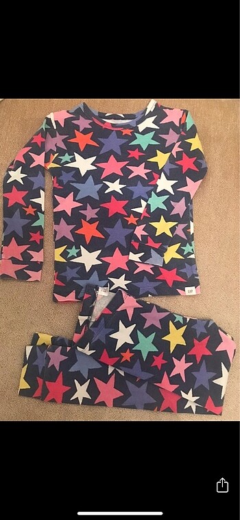 Gap Gap Yıldız Desenli Pijama Takım 3-5 Yaş
