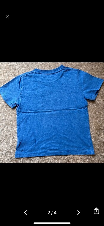 Gap Gap Baby Mavi Tshirt (4 Yaş)