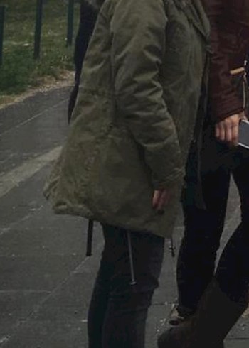 H&M 38 Beden Haki Parka - Görsel 9