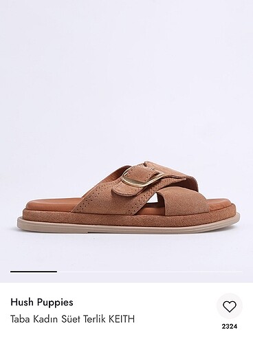 Hush Puppies Taba Terlik (38 Numara)