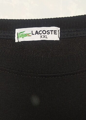 xxl Beden siyah Renk Siyah kışlık uzun kollu timsah desenli büyük beden lacoste