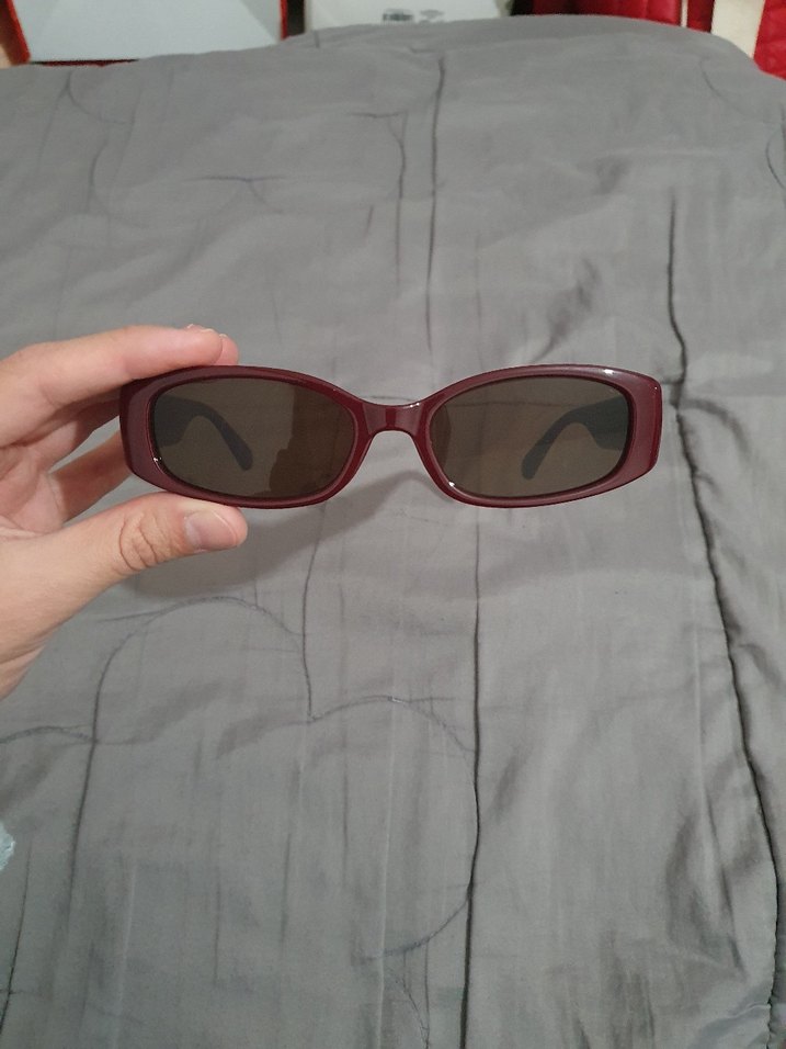 Bordo Transparan Kadın Gözlüğü - Görsel 5