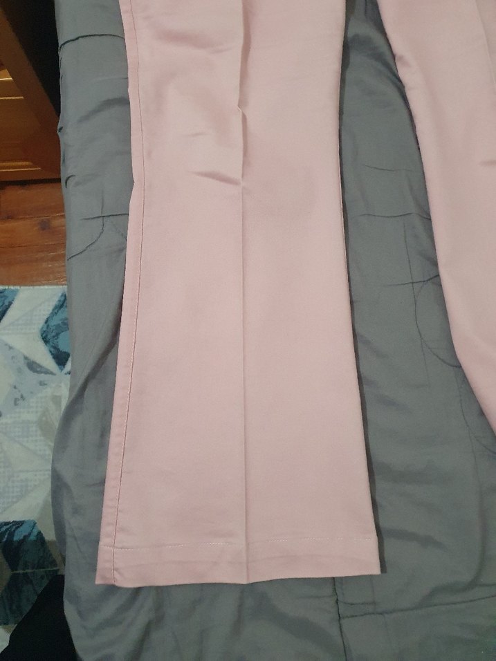 Pembe Kadın Kot Pantolon - Görsel 4