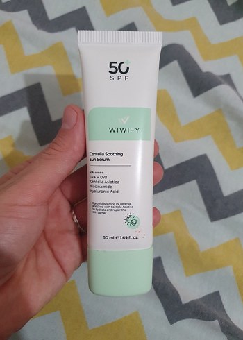 WiWIFY Centella Güneş Serumu SPF 50 50ml - Görsel 2