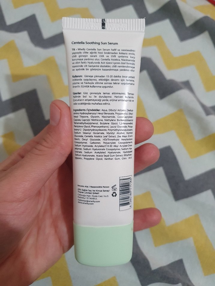 WiWIFY Centella Güneş Serumu SPF 50 50ml - Görsel 3