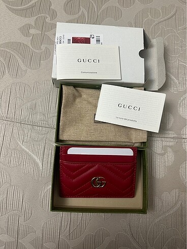 Beden kırmızı Renk Gucci kartlık sıfır