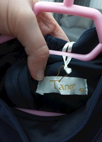 Hiç giyilmemiş etiketi üzerinde Uzun Kollu lacivert pileli Abiye - Görsel 10