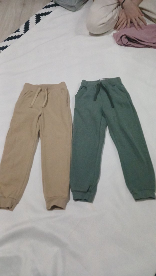 Bej Çocuk Rahat Kesim Eşofman Altı - Görsel 2