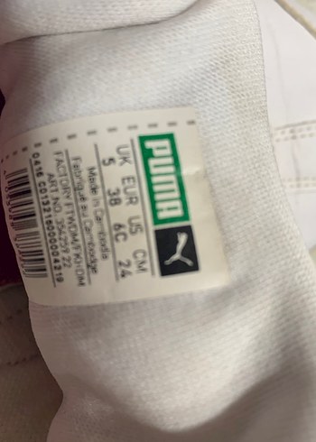 Beyaz Puma Kadın Spor Ayakkabı - Görsel 3