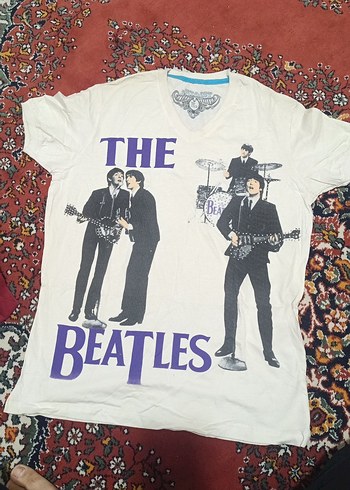 The Beatles Baskılı Erkek Pamuk Tişört