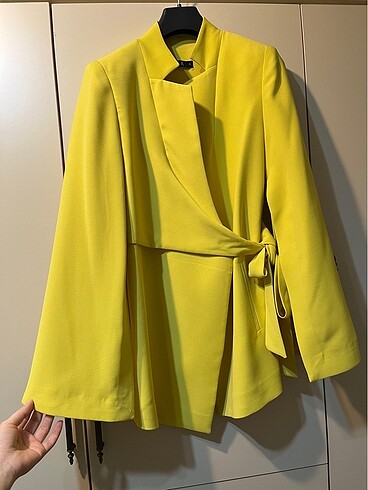 Zara dökümlü blazer ceket