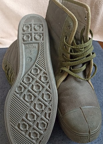 NADİR KALANLARDAN HAKİ RENK 44 NUMARA YARIM KES BOT - Görsel 4