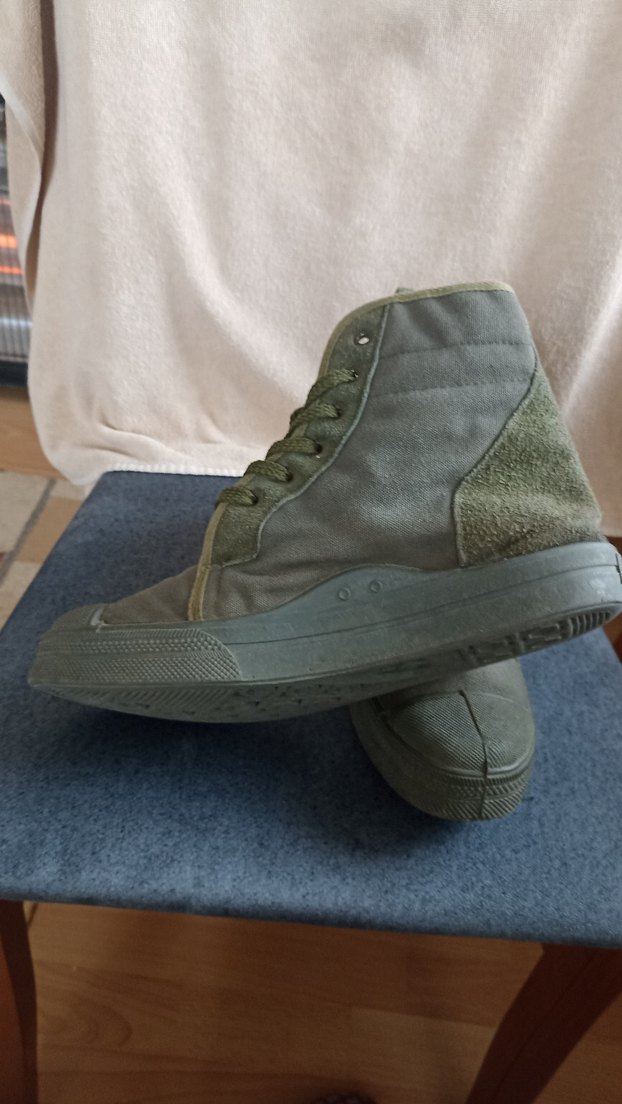 NADİR KALANLARDAN HAKİ RENK 44 NUMARA YARIM KES BOT - Görsel 3