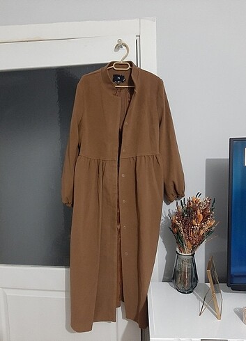 Zara Kahverengi kaşe kaban