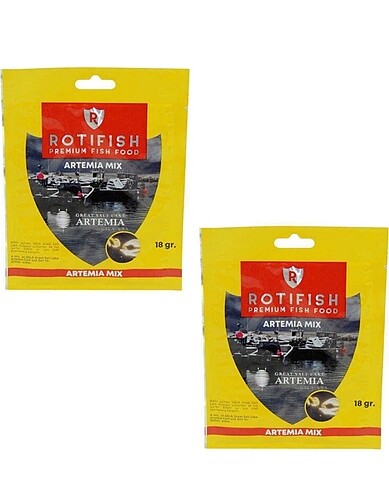 Rotifish Artemia Mix Balık Yemi 18 gr x 2 Adet