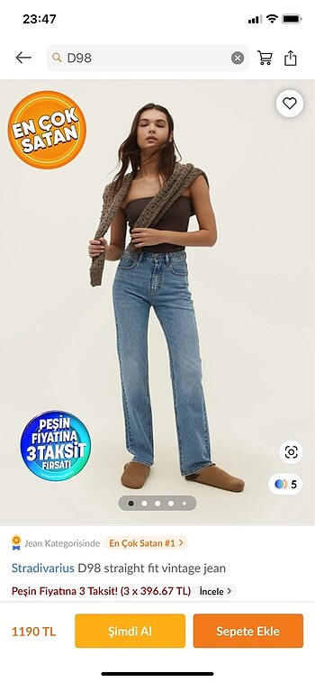 Stradivarius d98 jean