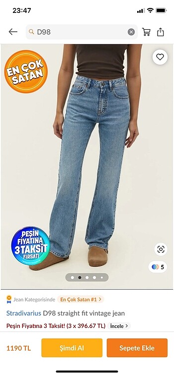 Stradivarius Stradivarius d98 jean