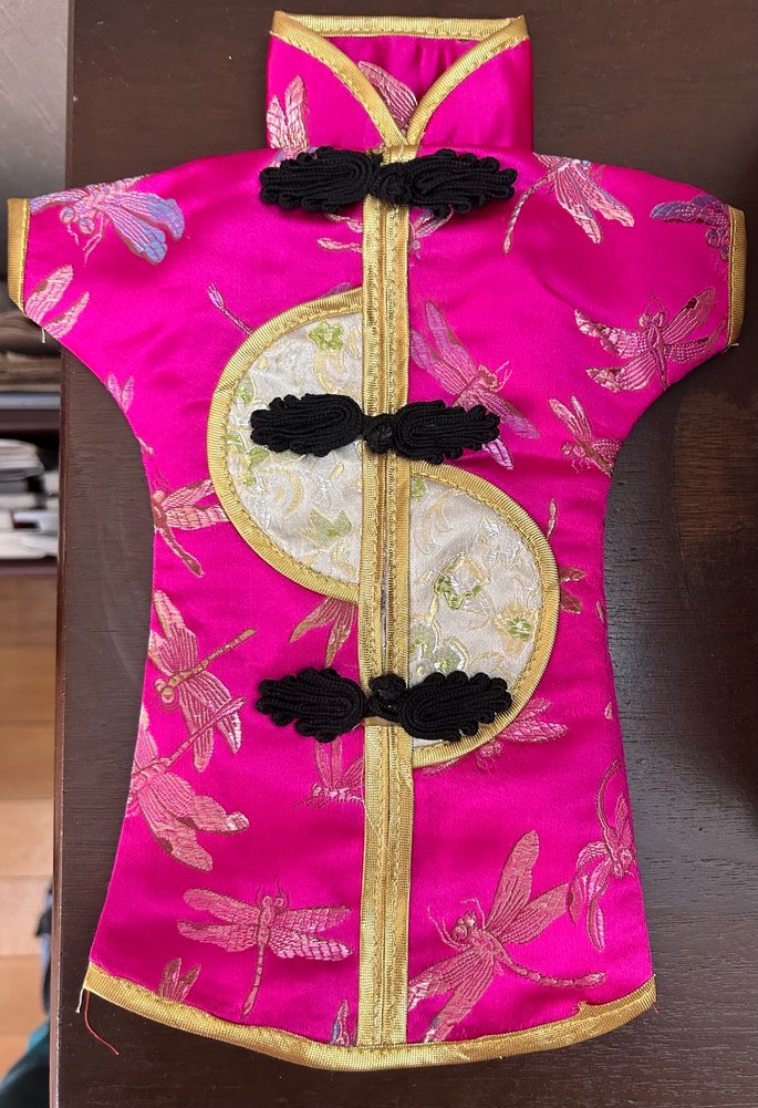 Çin İpeği Kimono Şişe Kılıfı - Görsel 4