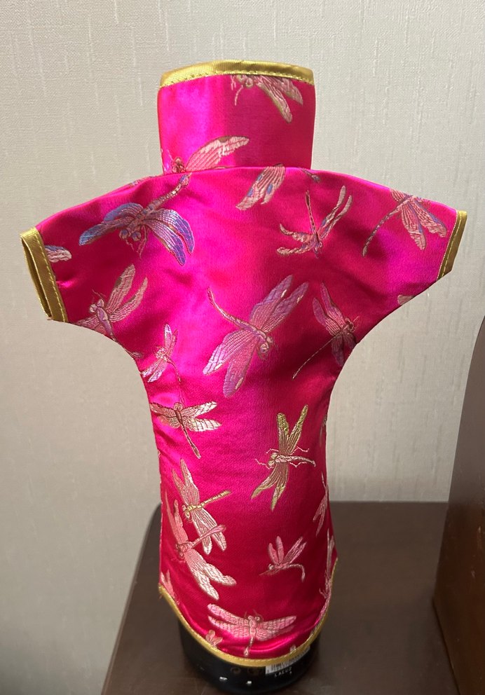 Çin İpeği Kimono Şişe Kılıfı - Görsel 2