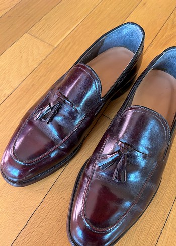 Bordo Hakiki Deri 1957 Klasik Erkek Loafer - Görsel 2