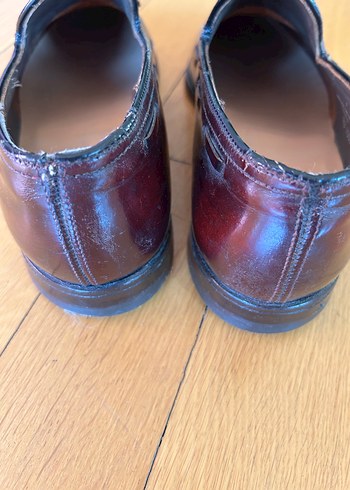 Bordo Hakiki Deri 1957 Klasik Erkek Loafer - Görsel 6