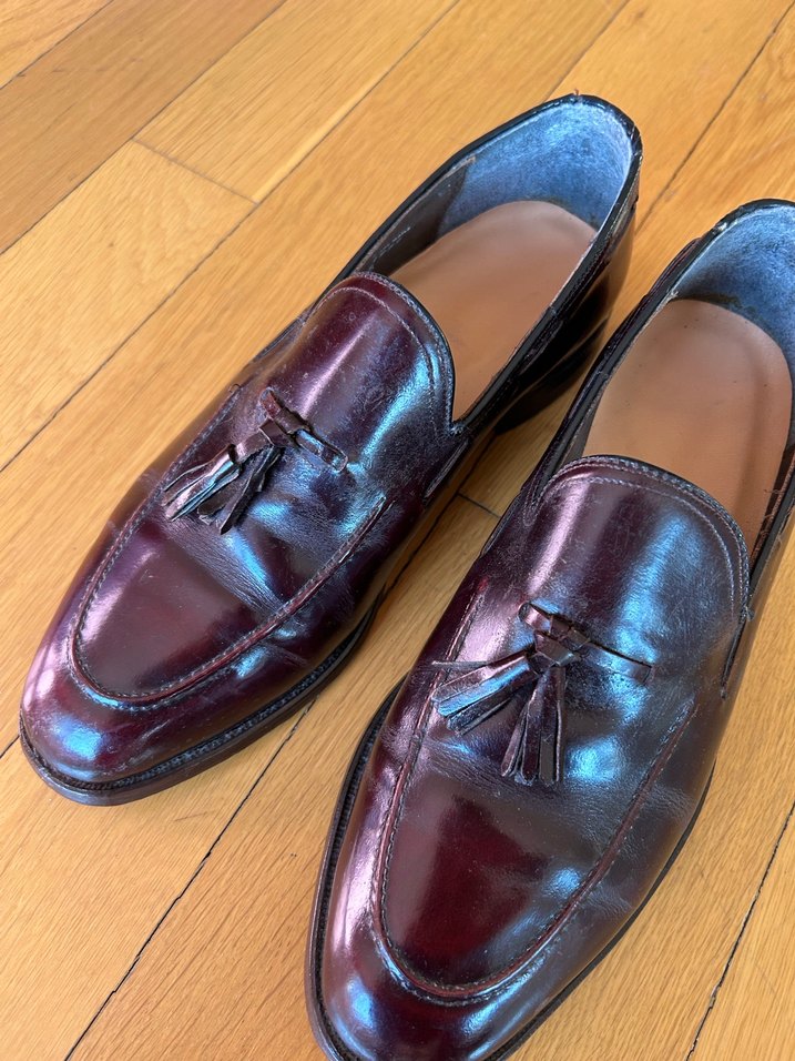 Bordo Hakiki Deri 1957 Klasik Erkek Loafer - Görsel 2