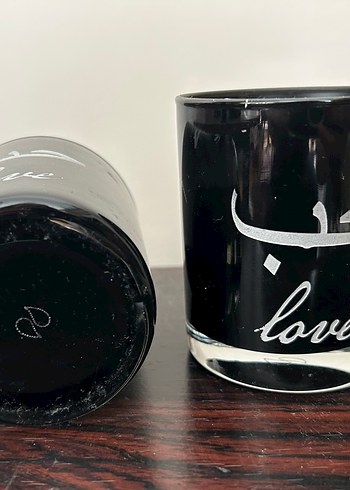 Dekoristan Siyah Dekoratif 2 li Set Mumluk ve Mum - Görsel 7