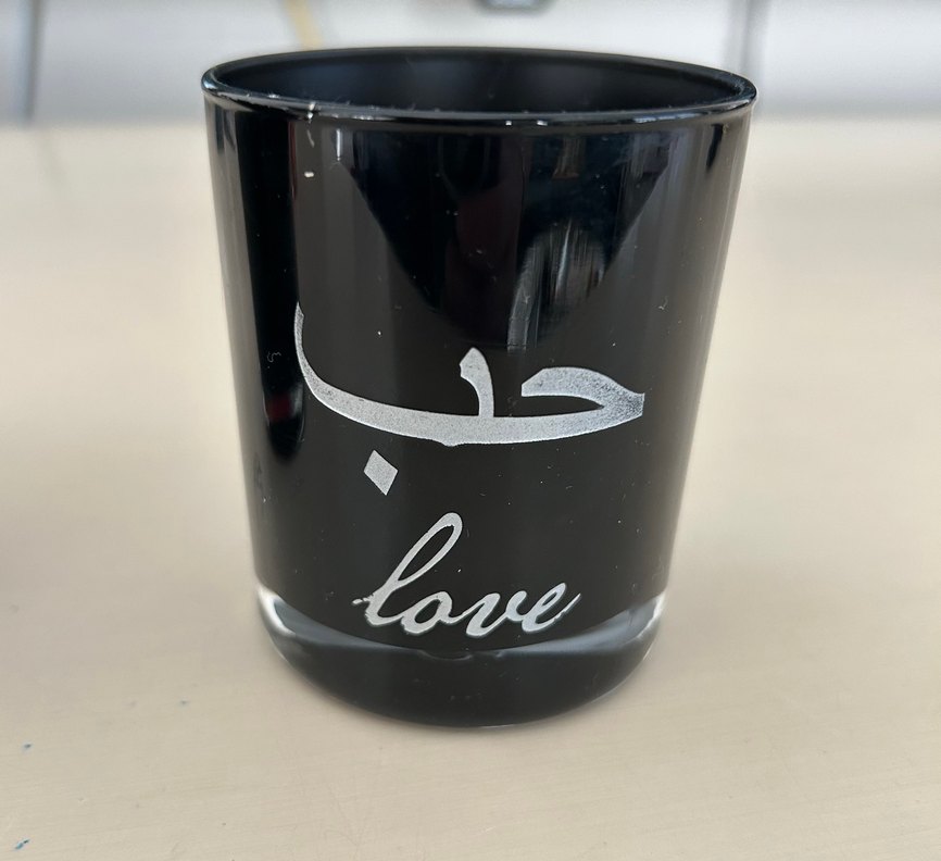 Dekoristan Siyah Dekoratif 2 li Set Mumluk ve Mum - Görsel 2