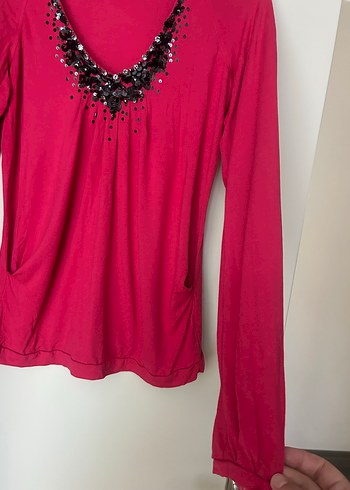 Escada Sport Pembe Pullu Bluz - Görsel 4