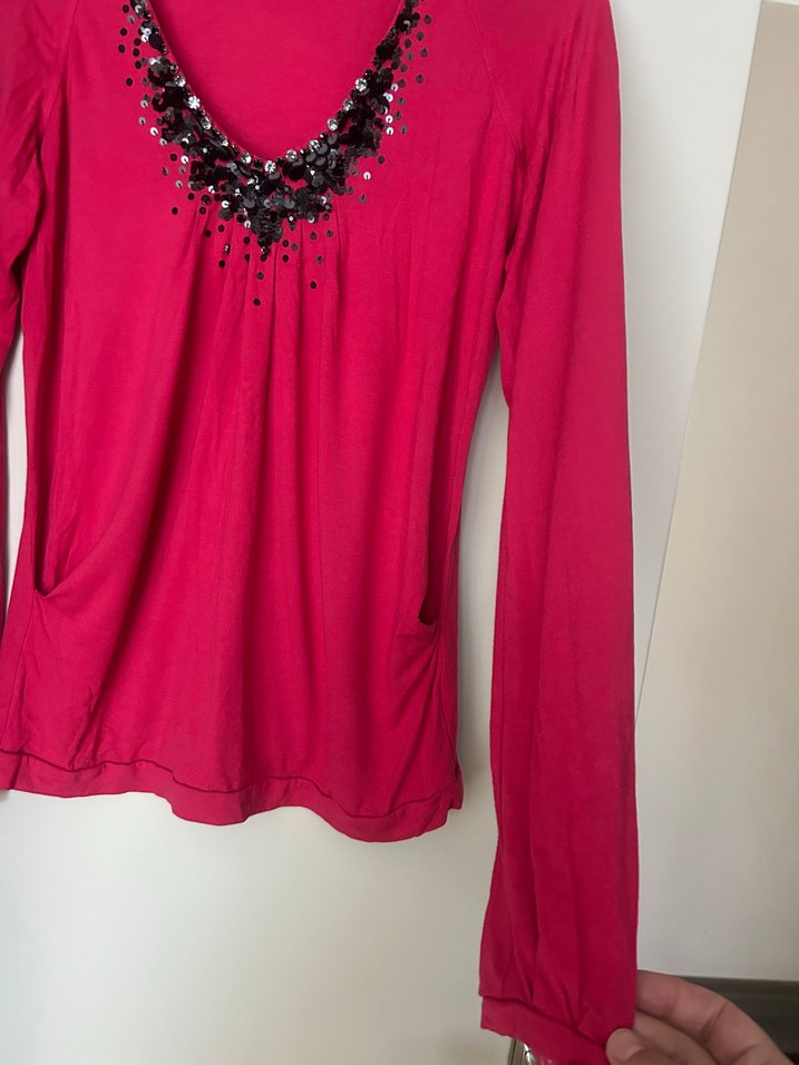 Escada Sport Pembe Pullu Bluz - Görsel 4