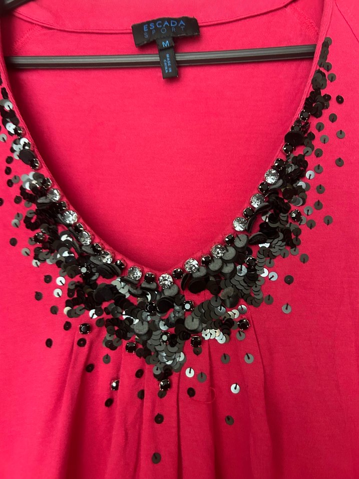 Escada Sport Pembe Pullu Bluz - Görsel 3