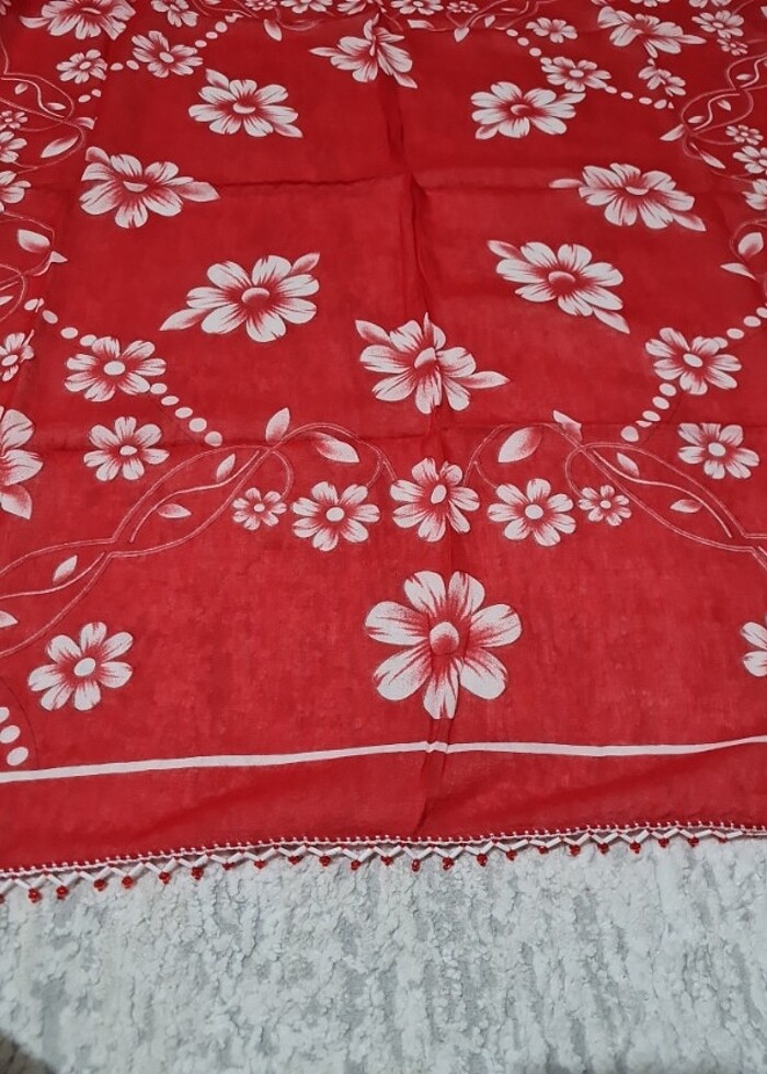 Yazma eşarp tülbent  - Görsel 3