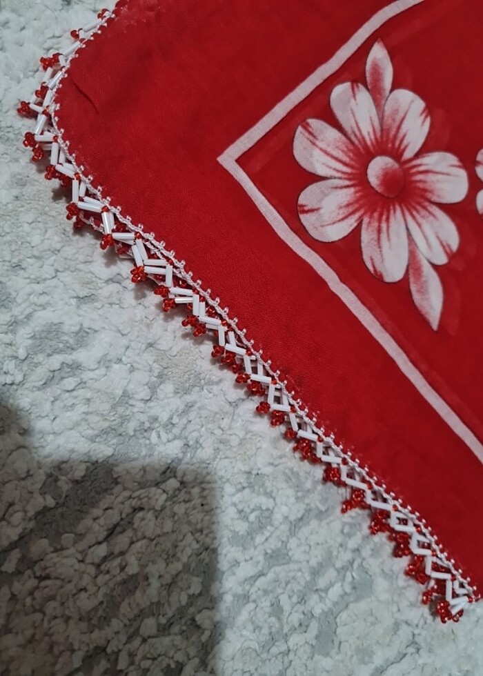 Yazma eşarp tülbent  - Görsel 4