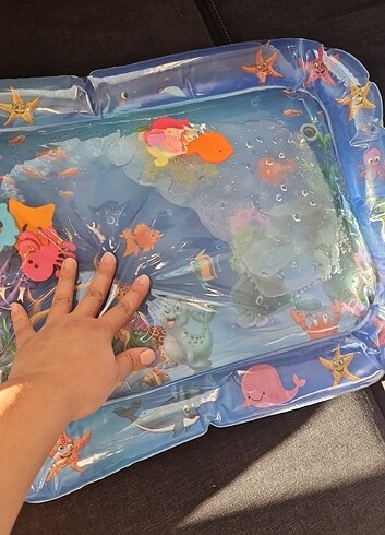 Tummy time bebek oyun su matı