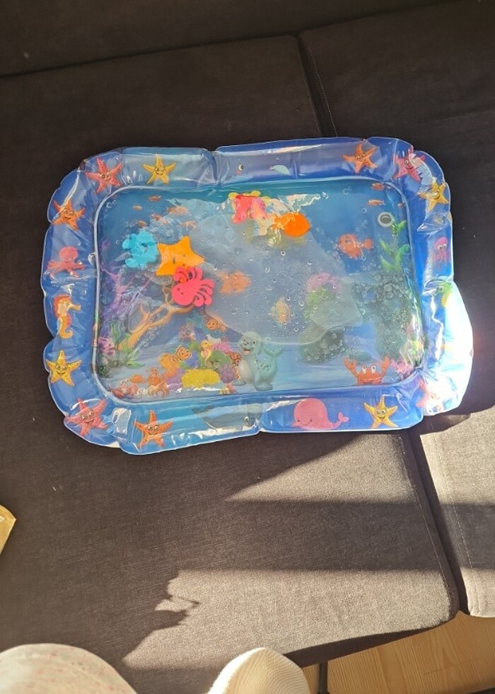 Tummy time bebek oyun su matı - Görsel 2