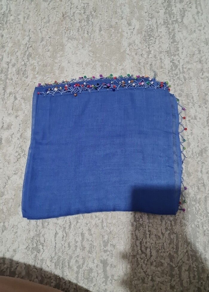 Yazma tülbent eşarp - Görsel 3