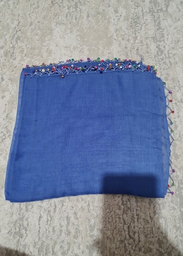 Yazma tülbent eşarp - Görsel 4