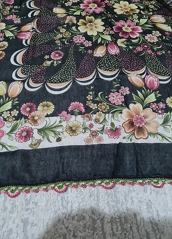 Yazma eşarp tülbent  - Görsel 3