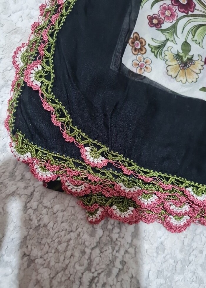 Yazma eşarp tülbent  - Görsel 4