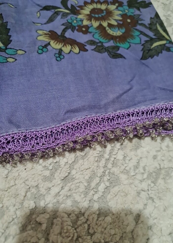 Yazma eşarp tülbent  - Görsel 4