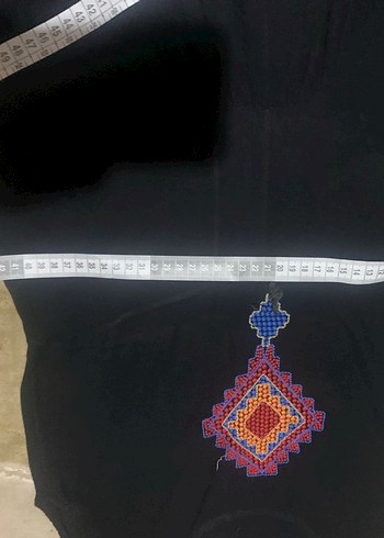 38 Beden Nakışlı Bohem Uzun Elbise