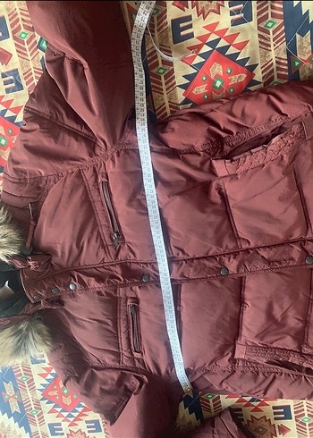 xxl Beden bordo Renk Bordo Kürklü erkek Kışlık Mont