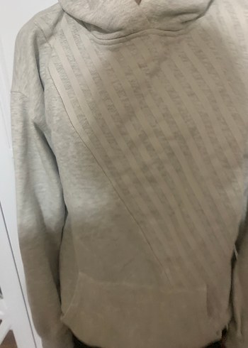 Krem  Kadın Uzun Kollu Sweatshirt - Görsel 2