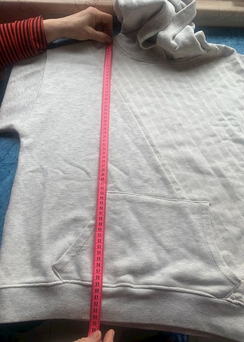 Krem  Kadın Uzun Kollu Sweatshirt - Görsel 3