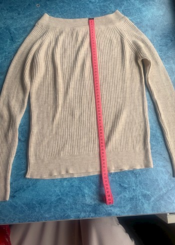 Bej Kadın İnce Triko Kazak - Görsel 2