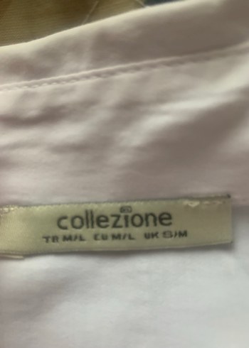 Kadın Beyaz Uzun Kollu Yılan Desenli Gömlek - Görsel 7