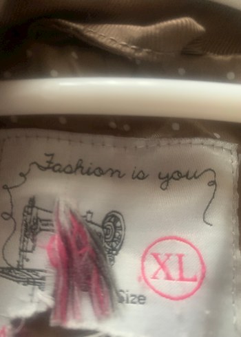 Düğmeli Kahverengi Midi Kadın Ceket - Görsel 12