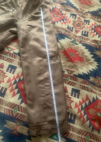 Düğmeli Kahverengi Midi Kadın Ceket - Görsel 8