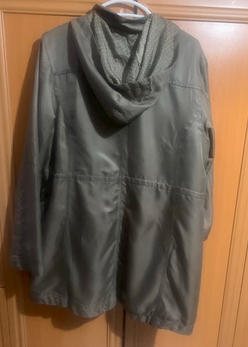 Düğmeli Kahverengi Midi Kadın Ceket - Görsel 3